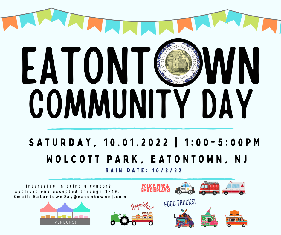 Eatontown Community Day Flyer 2022